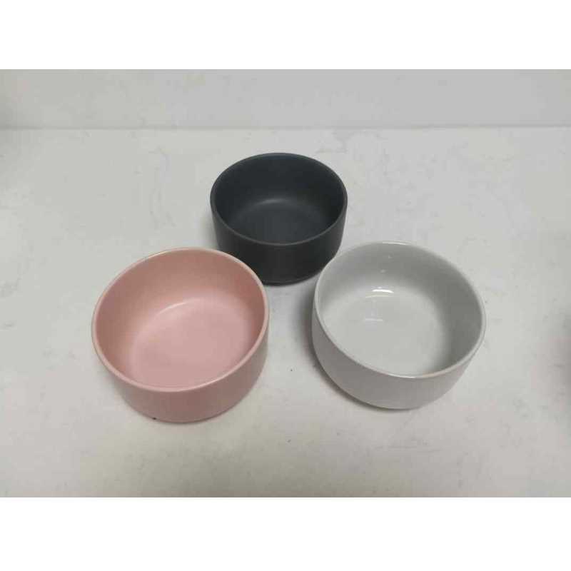 Wholesale redondo de gres de cerámica Bowl de desayuno